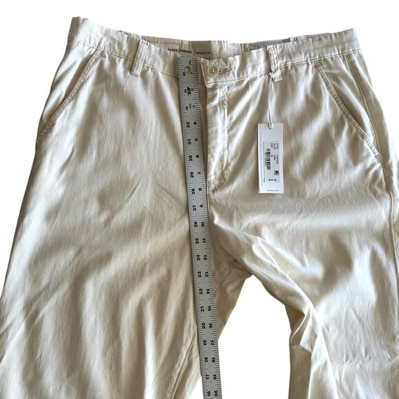 AG Adriano Goldschmied NWT Caden Straight Wide Leg Chino Pants in Canvas 33 - Picture 11 of 12